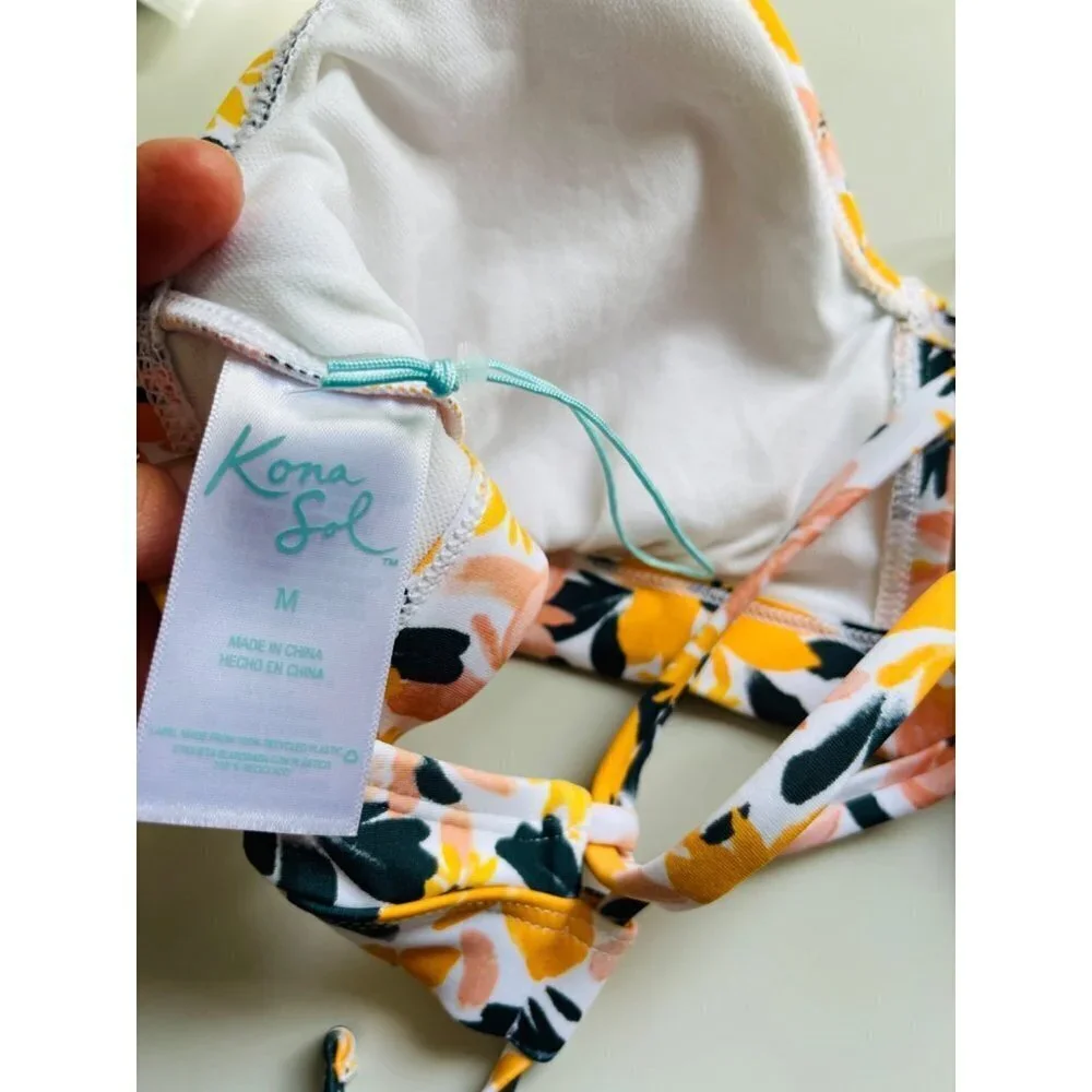 NWOT Kona Sol Swimsuit top size M